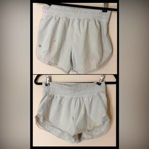lululemon athletica Women's Light Gray Athletic Shorts